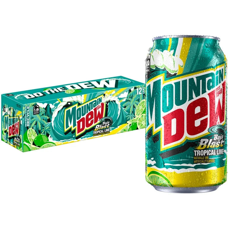 Mountain Dew Baja Blast (12x355ml) (Sweet Things)