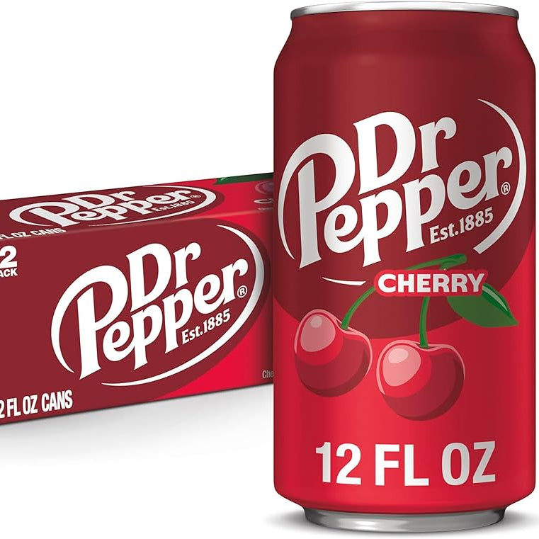 Dr Pepper Cherry (12x 355ml) - USA (Sweet Things)