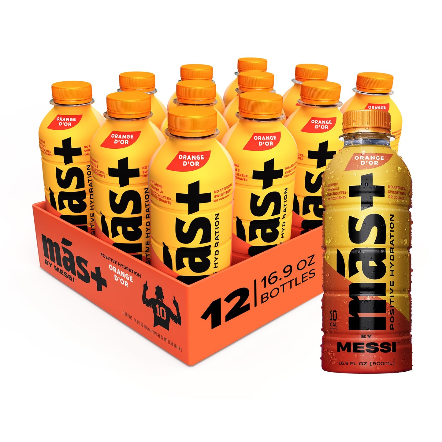 MAS+ by Messi Hydration Drink – Orange D’or 500ml (Sweet Things)