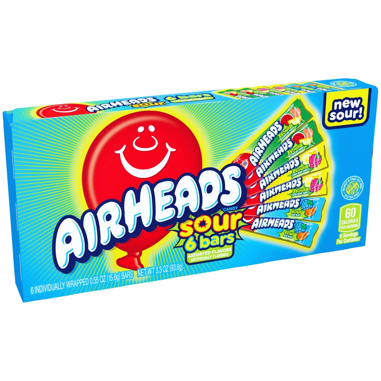 Airheads Sour 6 Bars (Sweet Things)
