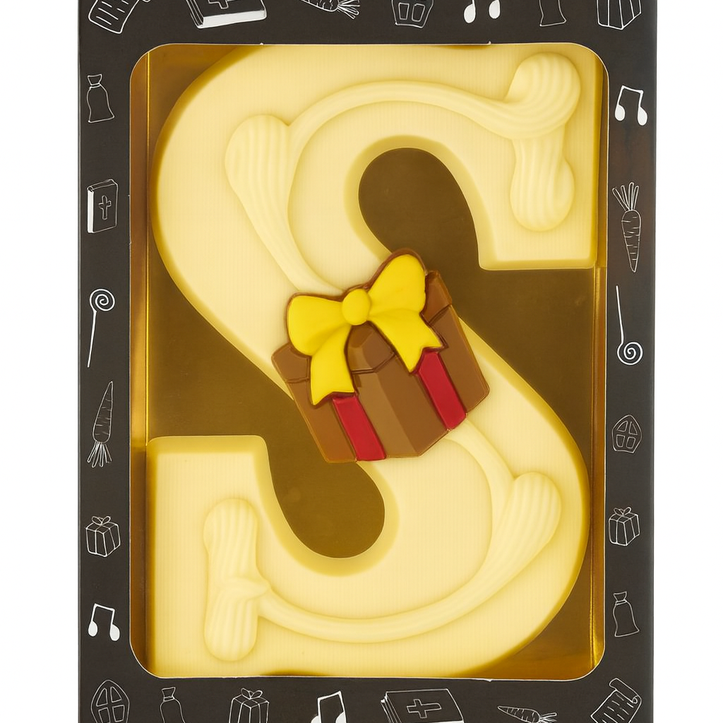 Witte Chocoladeletter S (Sweet Things)