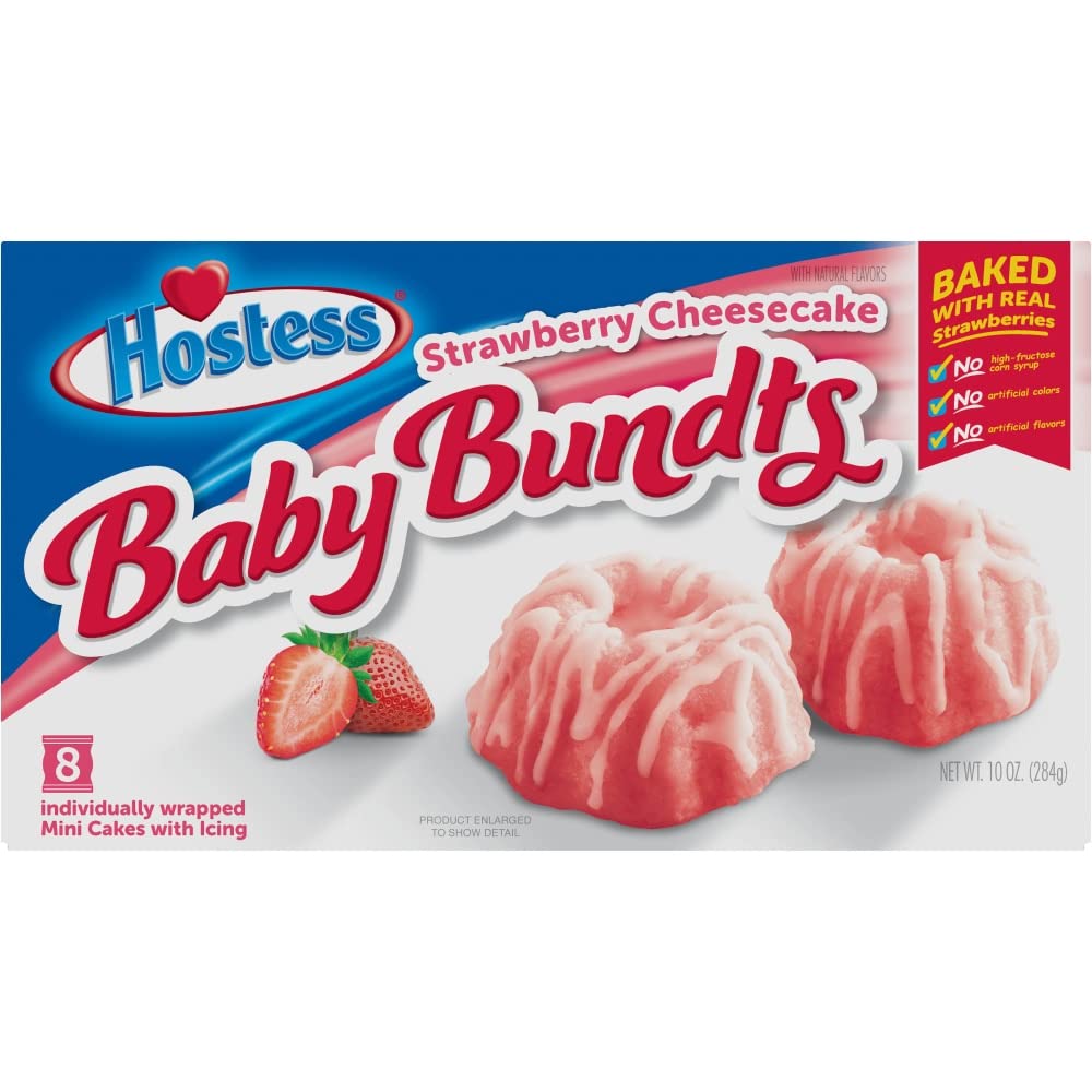Hostess Baby Bundts Strawberry Cheesecake (Sweet Things)