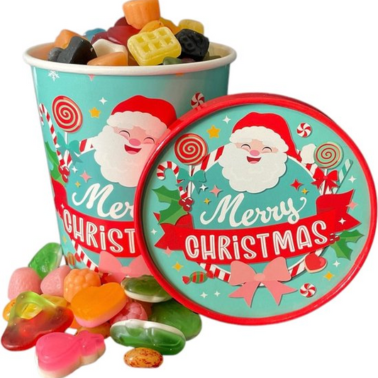 Merry Christmas Candy Bucket (Sweet Things)