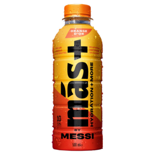 MAS+ by Messi Hydration Drink – Orange D’or 500ml (Sweet Things)
