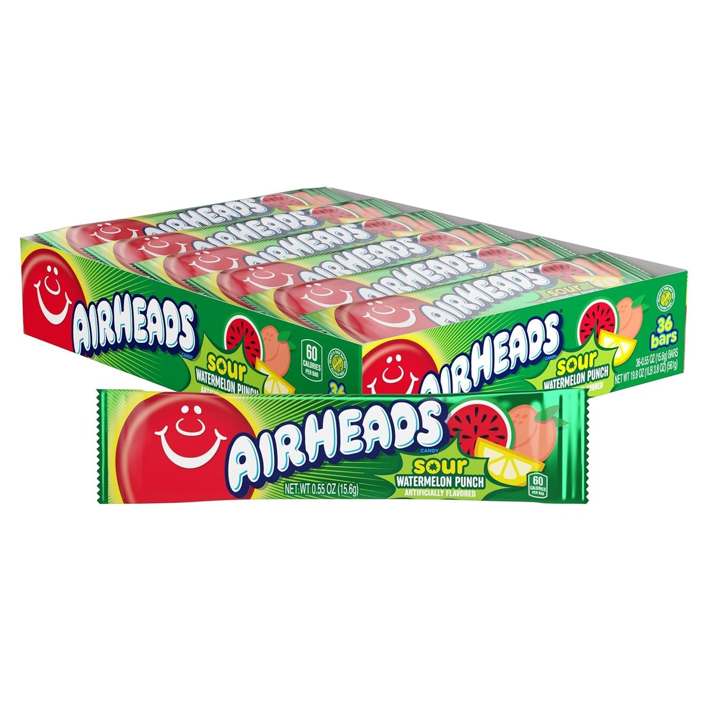 Airheads Sour Watermelon Punch Single (36 x 15,6gr) (Sweet Things)