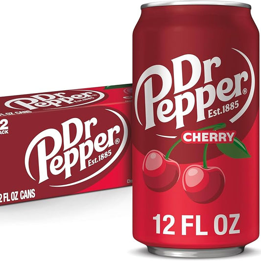 Dr Pepper Cherry (12x 355ml) - USA (Sweet Things)