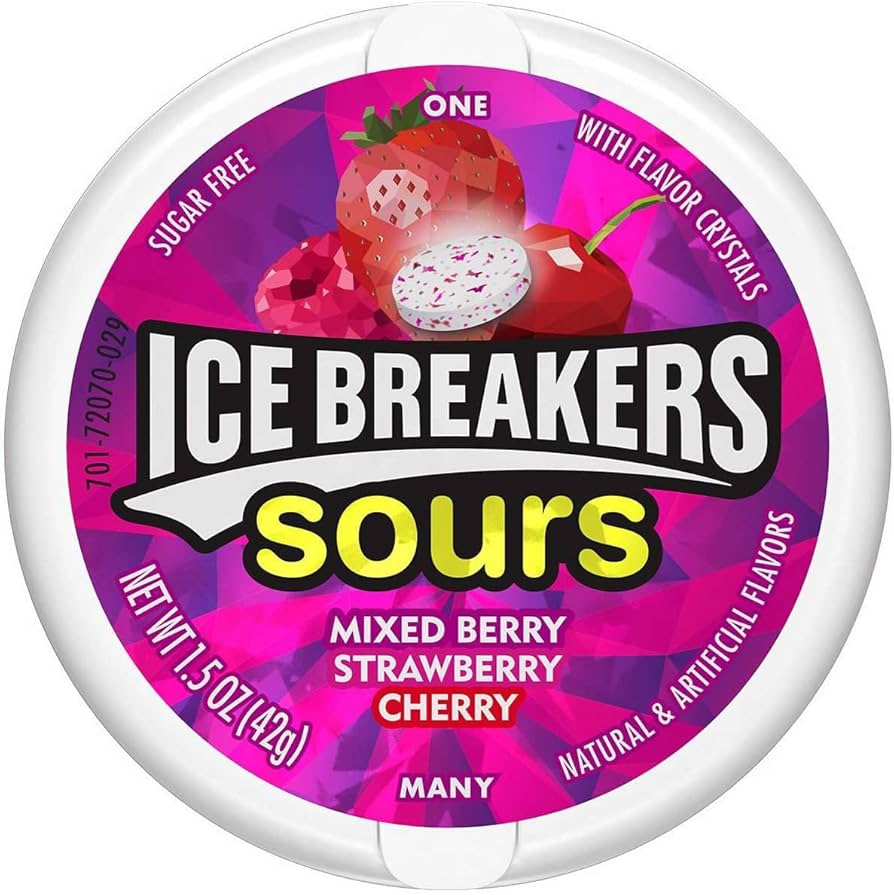 Ice Breakers Mints Mixed Berry Strawberry Cherry (Sweet Things)