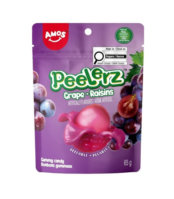 AMOS Peelerz Gummy Grape 65g (Sweet Things)