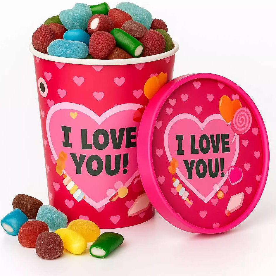 I love you - Candy Bucket (Sweet Things)