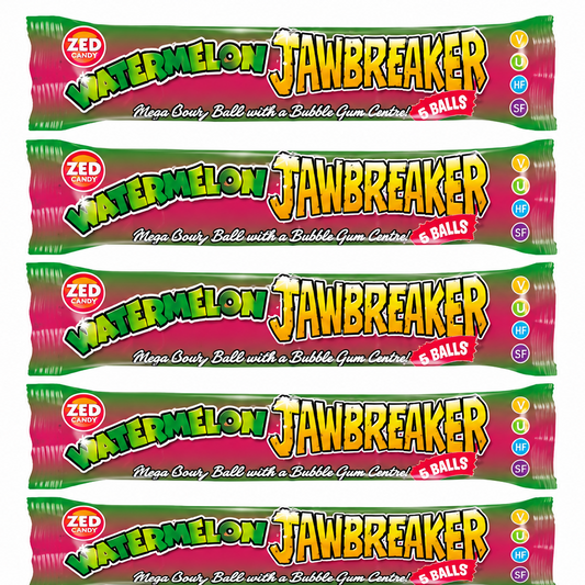 Jawbreaker Watermelon (5 x 4-Pack) (Sweet Things)