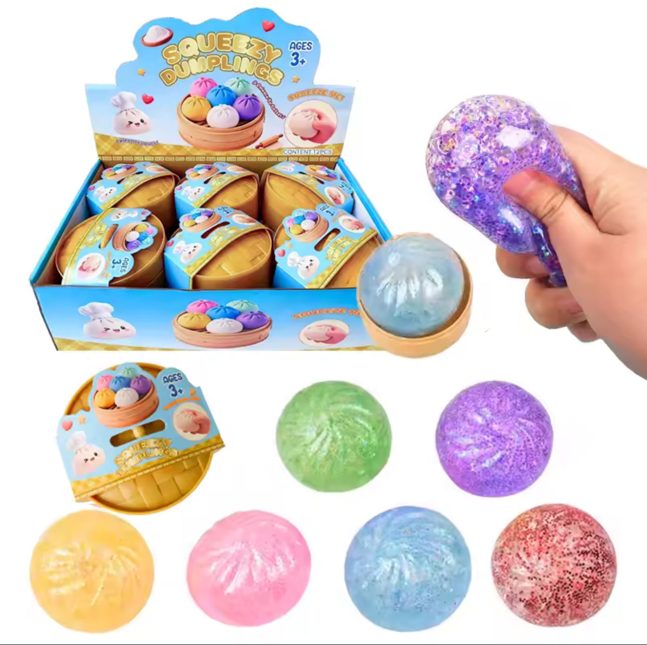 Squeezy Dumpling Glitter Orbeez (Sweet Things)