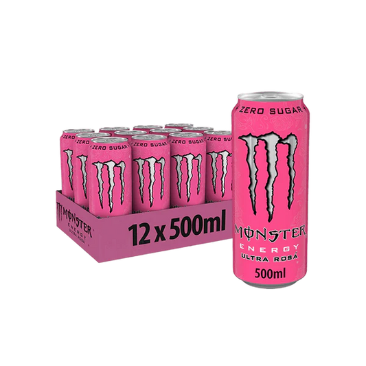 Monster Energy Ultra Rosa (12 x 500 ml) (Sweet Things)