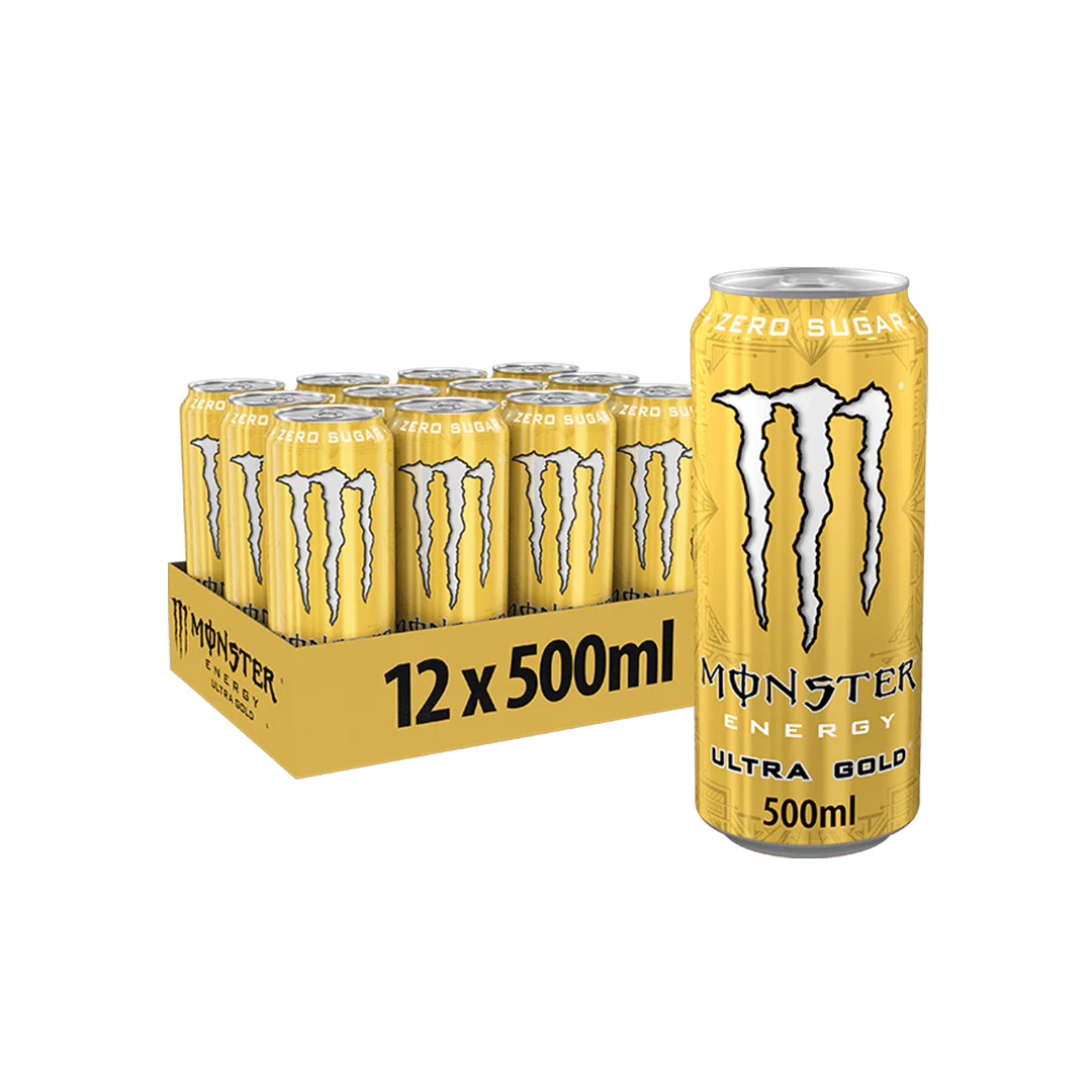 Monster Energy Ultra Gold (12 x 500 ml) (Sweet Things)