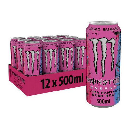 Monster Energy Ultra Fantasy Ruby Red (12 x 500 ml) (Sweet Things)
