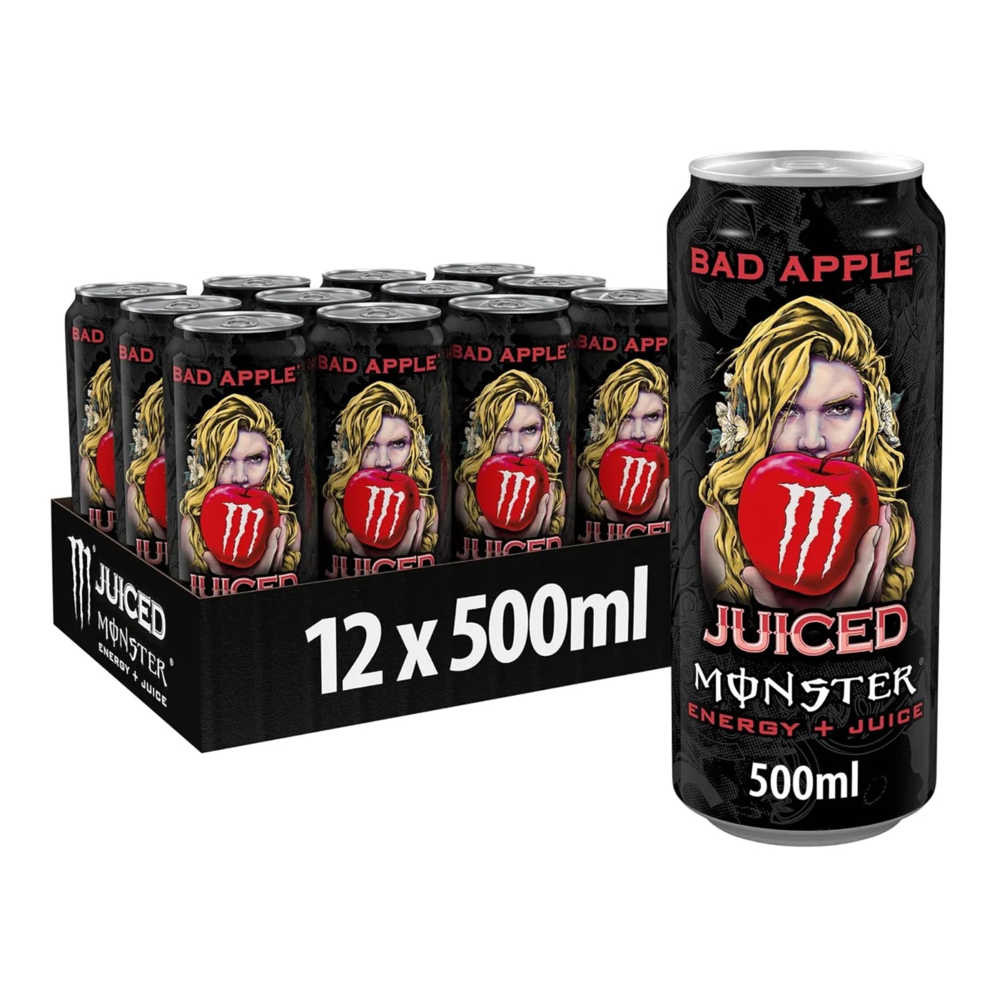 Monster Energy Bad Apple (12 x 500 ml) (Sweet Things)