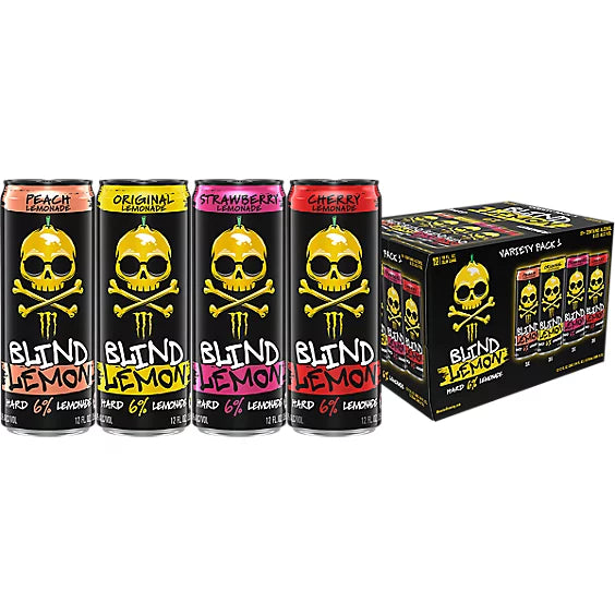 Monster Blind Lemonade Pack (12x355ml) 6% Alcohol - 21+ (Sweet Things)