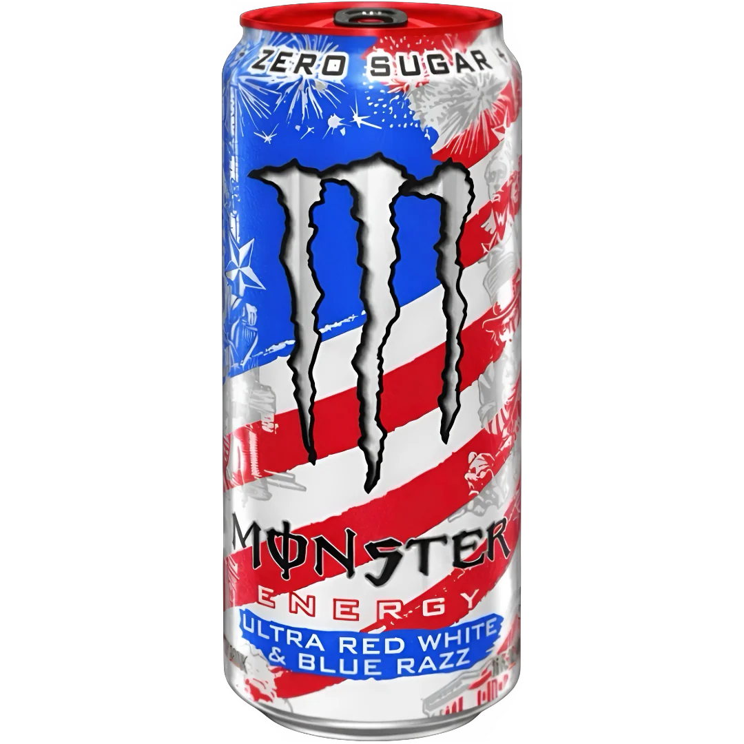 Monster Energy Ultra Red White &amp; Blue Razz USA (Sweet Things)