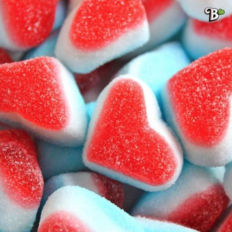 Harten 3 Kleuren Gesuiker (Halal) (Sweet Things)