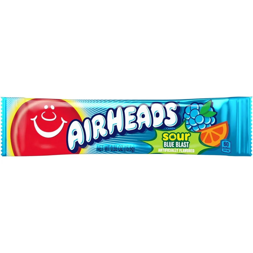 Airheads Sour Blue Raspberry Single Bar (Sweet Things)